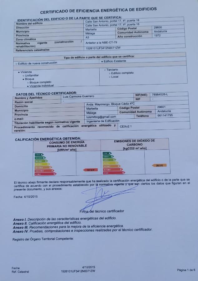 Apartamento céntrico con vistas al mar Marbella Esterno foto